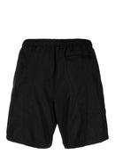 AMI PARIS Embroidered logo Swim Shorts in Black