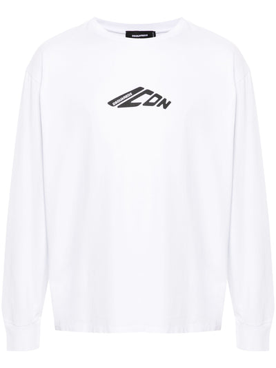 Dsquared2 New Generation Icon Logo Sweatshirt in White