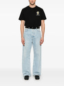 Casablanca Diamond Column Printed T-Shirt in Black