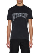 Givenchy Embroidered Logo  Patch T-Shirt in  Black
