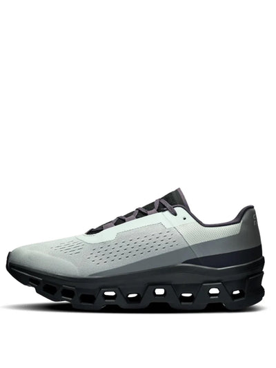 On Running CloudMonster Trainers in Glacier Black