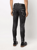 Dsquared2 Icon Printed Cool Guy Jeans in Black