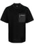 Fendi FF Monogram Pocket Oversized T-Shirt in Black